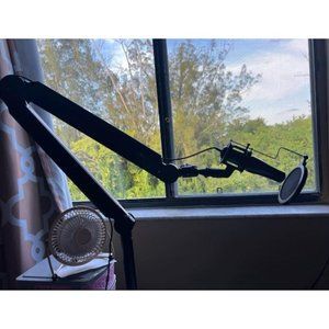 Microphone Boom Arm with Desk Mount, 360° Rotatable